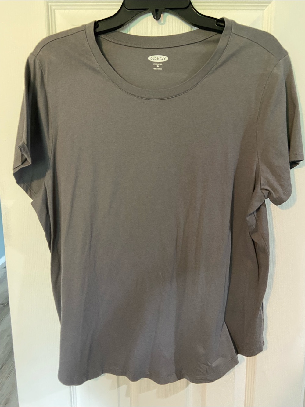 Gray, Old Navy, Everywear Tee, XL